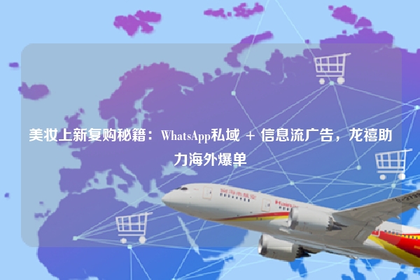 美妆上新复购秘籍：WhatsApp私域 + 信息流广告，龙禧助力海外爆单