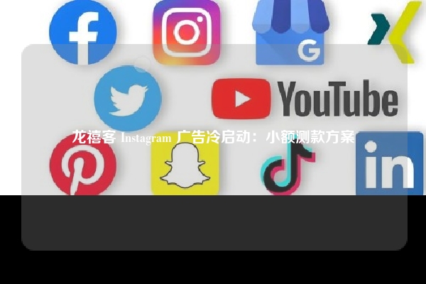 龙禧客 Instagram 广告冷启动：小额测款方案